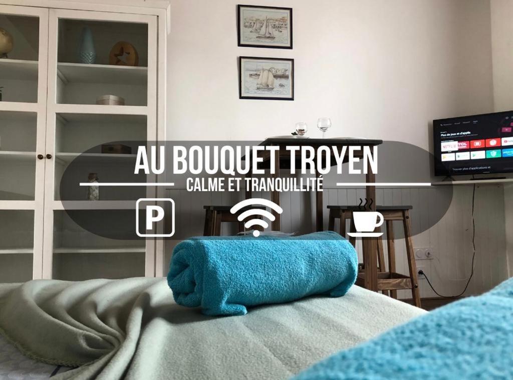 Ferienwohnung Au Bouquet Troyen - Wifi - Calme Et Tranquillite Troyes Exterior foto